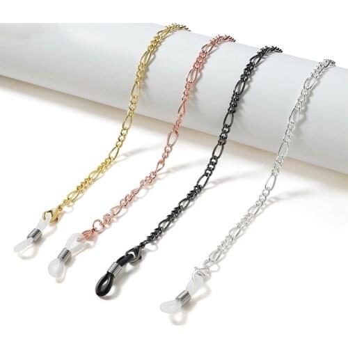 Metal Anti-slip Adjustable Buckle Sunglasses Reading Glasses Rope Neck Cord