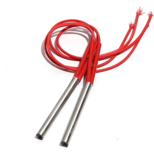 10PCS 9mm 50~60mm 201SUS Cartridge Heater 110V/220V/380V Tubular Electric Mould 120W/130W/150W Resistance Heating Element