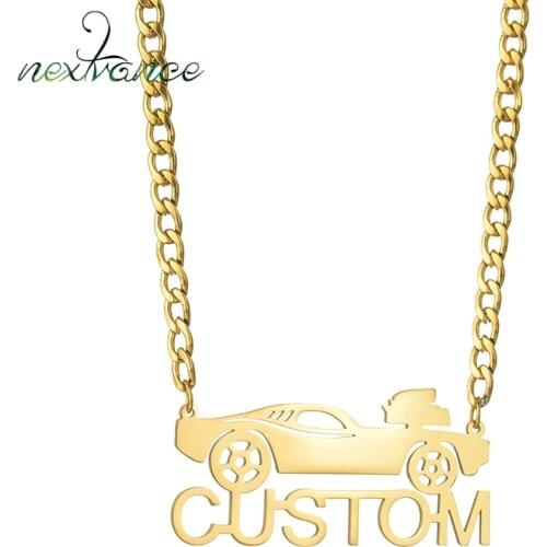 Nextvance 2021 NEW Fashion National flag Stainless Steel Car-shaped Pendant Popular for Women Party Jewlery Gift Accoriess