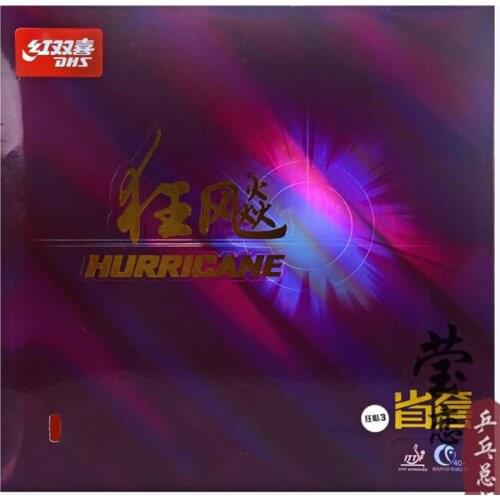 Original DHS 40+ new provincial hurricane 3 Table Tennis Rubber with 6 angle dhs table tennis racket racquet sports