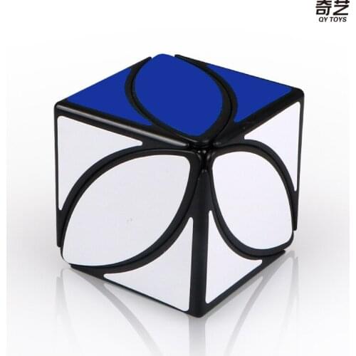 Qiyi MoFangGe Maple Magic Cube FengYe Stickerless Speed Skew Cube Twist Puzzle Ivy Leaf 57mm 1Pcs Safe ABS Ultra-Smooth Kids Toy