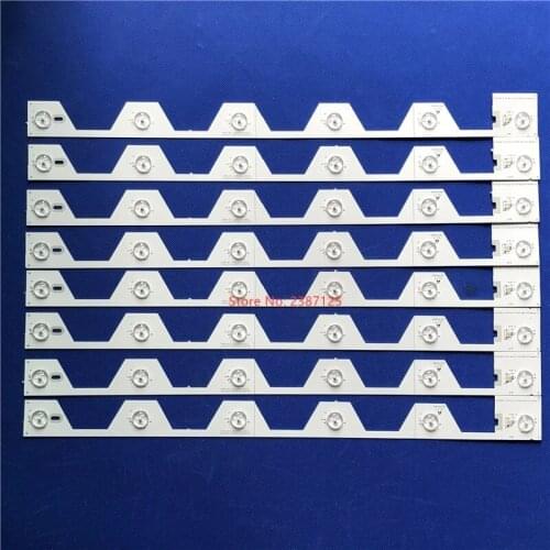 8pcs LED Backlight strip for THOMSON 50UA6406 50UD6306 U50S6806S 50U6500C 50U65CMC LVU500NDEL MD9W16 L50E5800A B50A658U D50A620U