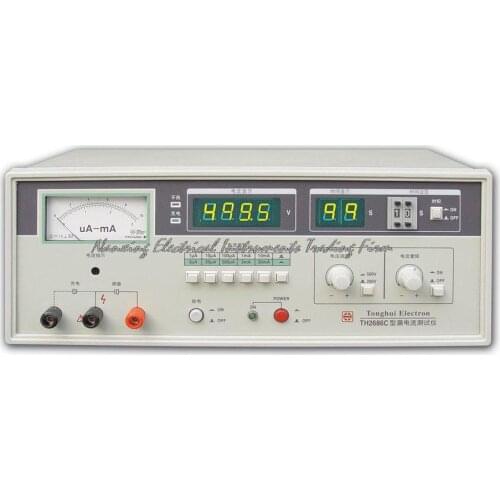 Tonghui TH2686C AC current pointer indication , Electrolytic capacitor leakage current meter 0-500V, 0.1u-30mA