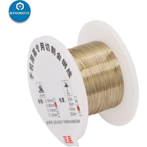 0.08mm Alloy Molybdenum Cutting Wire Line LCD Screen Separate Wire for iPhone iPxd Samsung Repair Tools