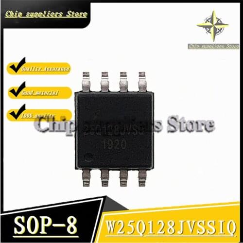 10PCS-50PCS) W25Q128JVSSIQ W25Q128JVSIQ SOP-8 W25Q128J SOP8 25Q128 Memory chip New and original