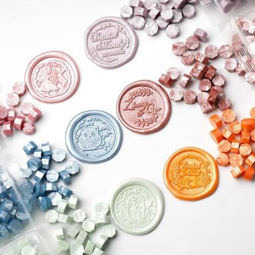 100pcs/1Packs Multicolor Sealing Wax Beads Stamp beading Wax Pill vintage craft Envelope Wedding Decorate Card Seal Making Tools