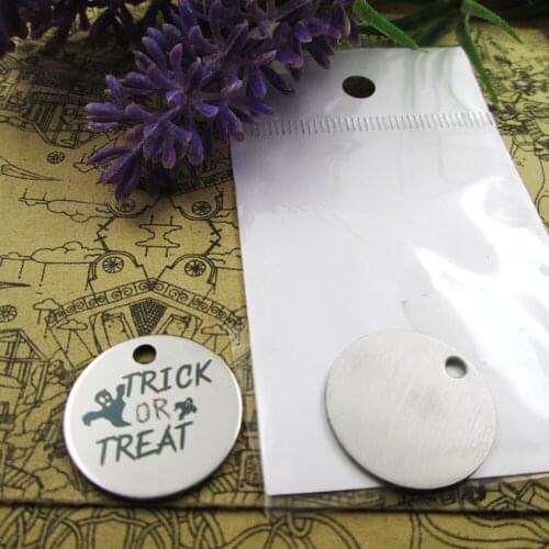 20pcs--"trick or treat"stainless steel charms more style for choosing DIY Charms pendants for necklace