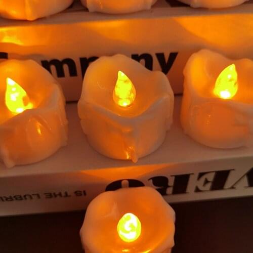 Свечи Для Декора 3pcs Candle Light Flickering Flameless Battery Powered Birthday Party Decor Wedding Romantic Decor LED Tealight