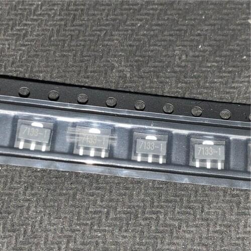 50pcs/LOT HT7550-1 7550-1 SOT-89 / HT7133-1 7133-1 SOT89 Screen printing triode