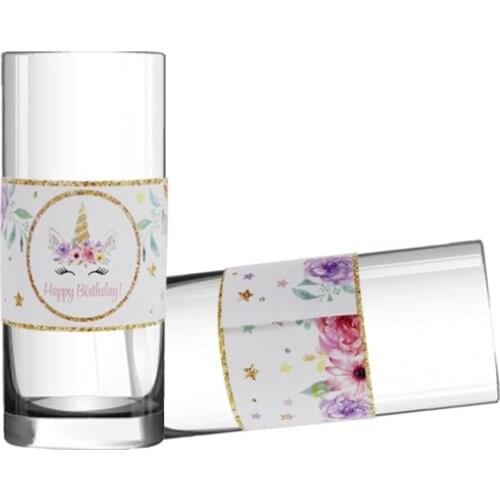 72pcs Party Decorations Water Bottle Sticker Labels for Baby Shower Kids Children Birthday Party Supplies