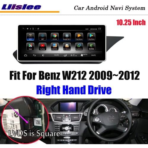 Liislee Android For Benz W212 RHD Right Hand Drive 2009~2012 Stereo Carplay Screen NO DVD Player Map GPS Navigation Media System