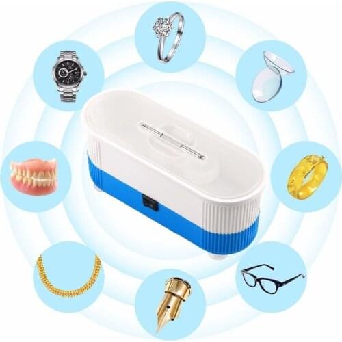 Glasses Washing Machine Ultrasonic Cleaning Machine 45000Hz High Frequency Vibration Wash Cleaner Washing Jewelry Glasses Watch