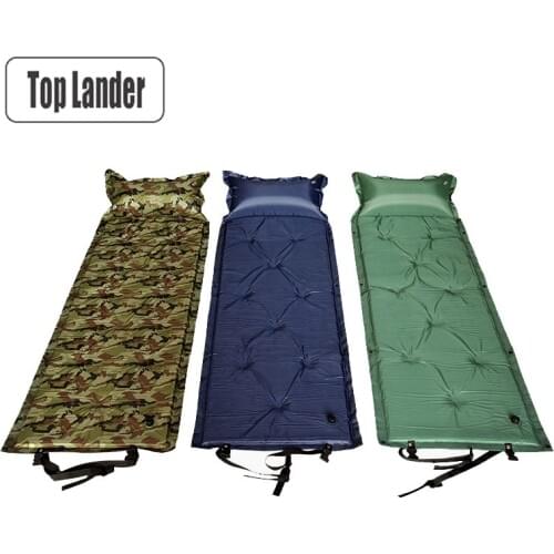 Automatic Inflatable Mattress Outdoor Camping Mat With Air Pillow Travel Camping Blanket Pad In Tent Airbeds Mats Folding Bed