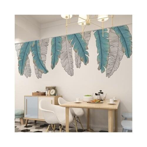 Banana Leaf Wall Stickers Nordic Style Posters Paintings For Living Room Wall House Wall Decoration TV Background Wall Decals