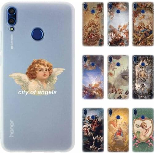 Renaissance angels Silicone Phone Case For Huawei Honor 30 20 10 9 lite 9a 8a 7a Pro 8 10i 20i 30s Bag