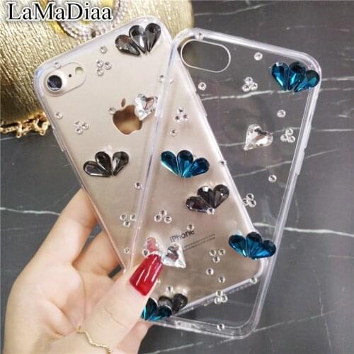 Luxury Bling Crystal Rhinestone Diamond Phone Case Cover For Xiaomi 10 Note10 Pro 9 8 SE Lite For Redmi 9T 9A 8 7 Note 9 8 7Pro