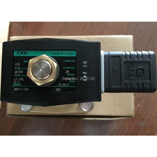Solenoid valve ADK11-25A-02E DC24V for wire-cut edm machine