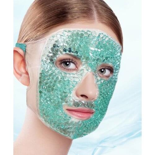 Cold compress hot compress beauty mask cooling GEL Edema ice compress Reuse hollow eye mask eye massage