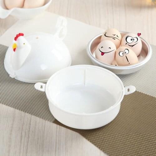 Egg Pod - Microwave Egg Boiler Cooker Egg Steamer 4 Egg Boiler Steamer Poacher Boiler Mothers' Gifts