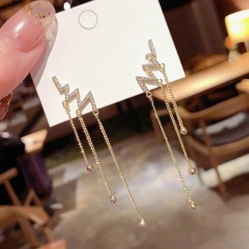 Korean Earring Fashion Jewelry Star Tassel Earring Pendientes Brincos Oorbellen Statement Earrings For Women Wholesale