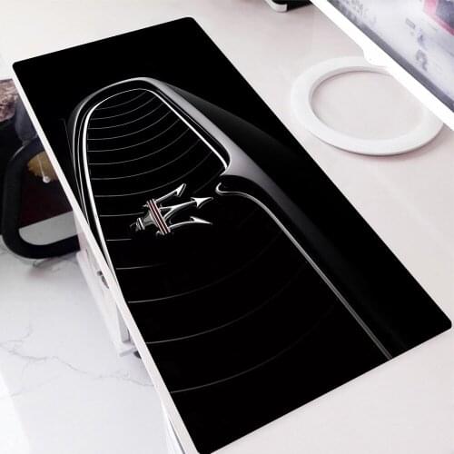 Mause Gamer Accessories Maserati Logo Mouse Pads Kawaii Mouse Pad Pink Carpets Desk Mat Pad on the Table Gaming Laptop Deskmat