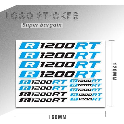 Motorcycle Sticker moto Body Reflective Waterproof fuel tank helmet tail box logo decals Kit set For BMW R1200RT sign r1200 rt