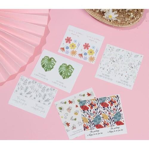 50Pcs "This Package Is Happy To See You Too" Flower Printed Stickers Seal Label For Small Business Parcel Decor Greeting Labels
