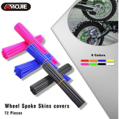 Dirt Bike Wheel Spoke Skins Enduro Off Road Rim For Suzuki RM125 RM250 RM80 RM85 RMZ250 RMZ450 RM Z250 Z450 125 250 80 85 GASGAS