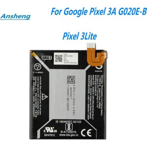 Original G020A-B G020E-B Battery For Google pixel 3A XL Pixel 3A Pixel 3Lite Mobile Phone