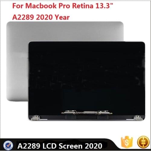 True Tone Original LCD Display Assembly For Macbook Pro Retina 13.3" A2289 2020 Year LCD Screen Glass Replacement Laptop Parts