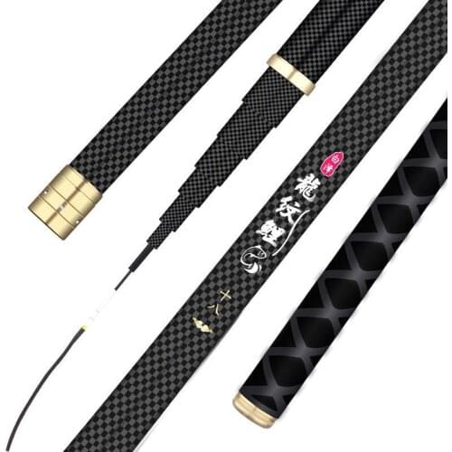 High Quality Carbon Fiber Telescopic Power Hand Pole Fishing Rod 2.7M-10M Travel Ultra light Carp Fishing Rod Feeder VBONI