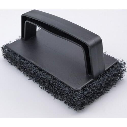 Hard Abrasive Pad Brush Rust Remover With Plastic Handle Household Cleaning Useful Things For Metal Floor Washing