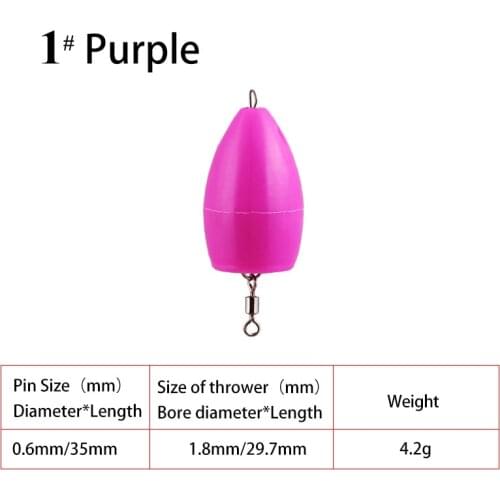 1Pcs Luya Modified Thrower Pin 8-Shaped Ring Luya Remote Projection Floating and Submerged Modified Color Auxiliary Device