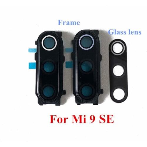 1x New Rear Back Camera Lens Glass with Frame Holder for Xiaomi 9 SE Mi9 SE Mi 9 SE
