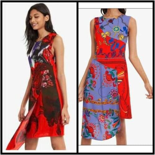 2021 new Asymmetric Spanish dress shishang more