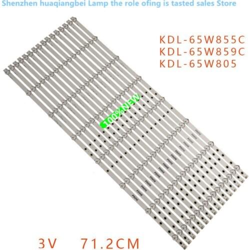 64piece - 4TV FOR LED Backlight strip 8 Lamp for Sony TV KDL-65W855C KDL-65W857C KDL-65W809C Kdl-65w859c 650TV02 T650HVF05