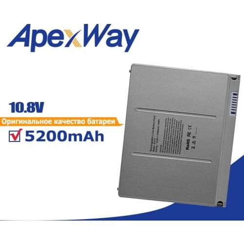 Apexway 56Wh 10.8V A1175 Laptop battery For Apple MacBook Pro 15" A1150 A1260 MA463 A1226 A1211 MA601 MA600 MA609 MA610 MA348
