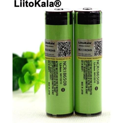 Liitokala New Protected Original Rechargeable battery 18650 NCR18650B 3400mah with PCB 3.7V For Flashlight batteries