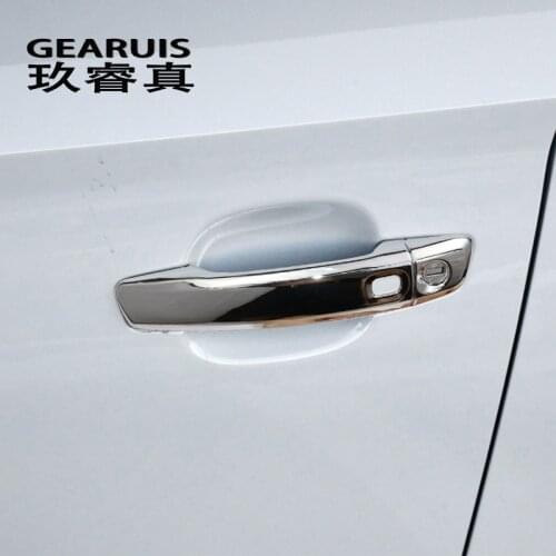 Car Styling Door Handle Outer Door Bowl Wrist Protective Covers Stickers Trim Decals For Audi A3 8V Auto Exterior Accessories