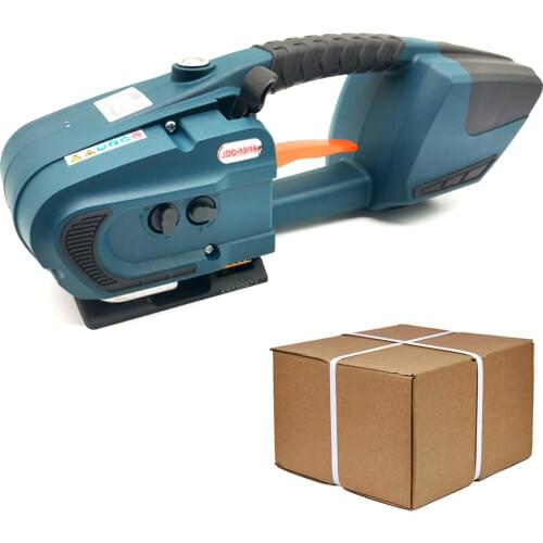 Battery Powered PET/ PP Strapping Baler Portable Strapping Machine Pallet Wrapping Machine 13mm-16mm Electric Strapping Tool