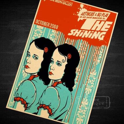 The Shining (2008) Fantasy Movie Film Vintage Retro Decorative Poster DIY Wall Canvas Stickers Art Home Bar Posters Decor Gift