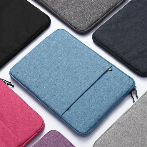 Pouch Sleeve Case Cover Laptop Bag For MacBook Air Pro Lenovo HP Dell Asus Computer Fabric Sleeve Cover Accessories
