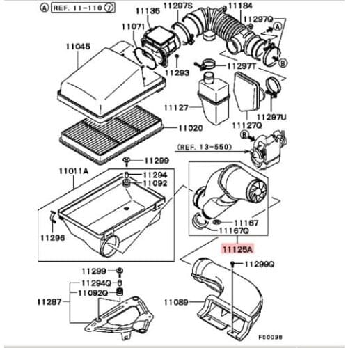 Brand New Real Air Cleaner Intake Hose Duct Pipe MR481402 1500A292 For Mitsubishi Pajero V73 V77 V93 V97