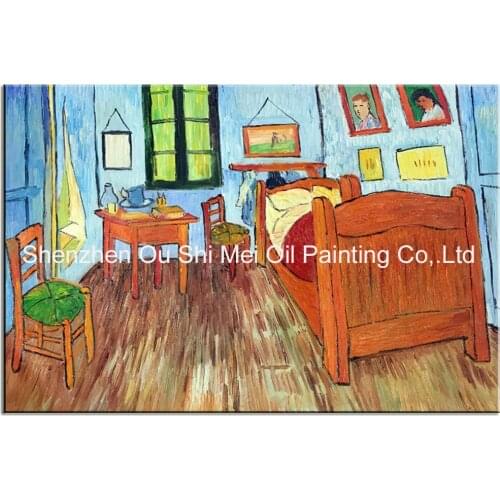 Skills Artist Handmade High Quality Famous Vincent Van Gogh Oil Paintings On Canvas Reproduction Starry Night Oil Painting