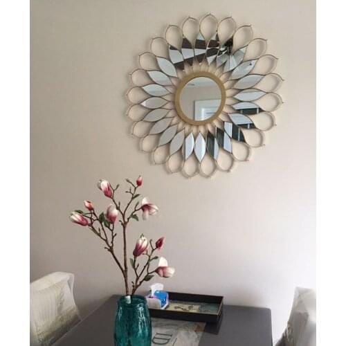 Creative home decor wall mirror mural living room background wall hanging decoration pendant 2021 New Year decor