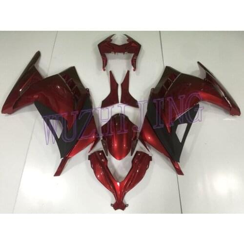 Fairings for Kawasaki Zx300r 2016 Bodywork for Kawasaki Zx300r 2015 Orange Red Black Body Kits Zx300r 2013 - 2017