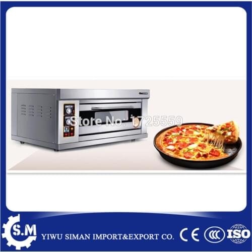 Stainless steel single electric pizza oven homeuse cake bread oven