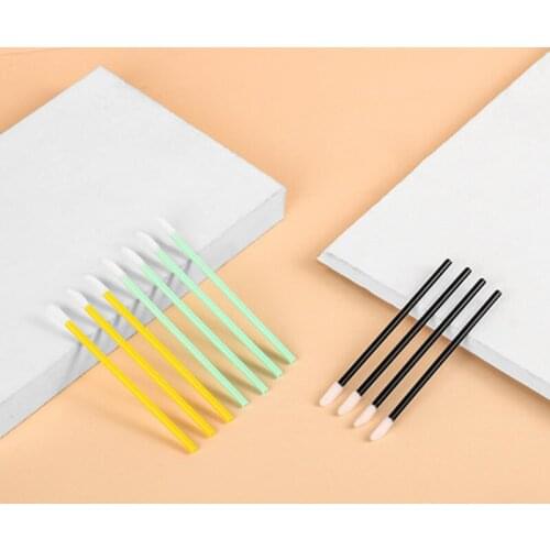 Disposable Lip Brush Portable Mini Flocking Concealer, Eye Shadow Brush, Eyelash Brush, Lip Glaze Brush Cleaning Beauty Tools