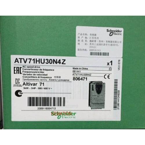 Original ATV71HU30N4Z Altivar 71 Variable Speed Drive 3kW w/o graphic terminal