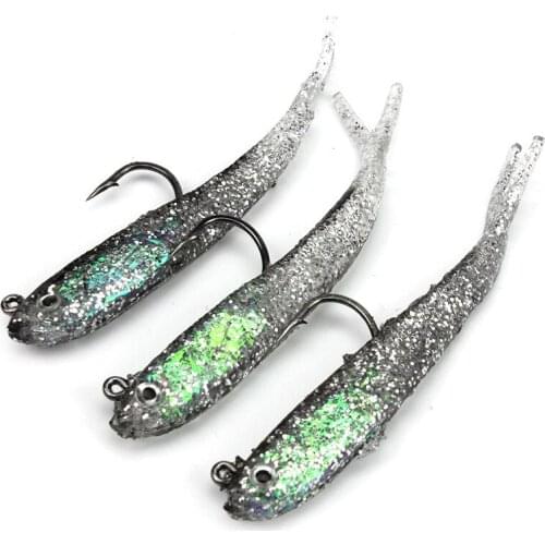 Lures bait simulation lead-packed soft belt hook fishing gear accessories trolling lure minnow